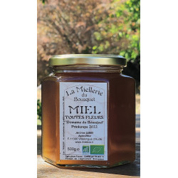 Miel Bio Fleurs de Printemps "Domaine du Bousquet" 2024 pot 500g