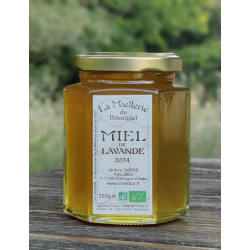 Miel Bio de Lavande France 2024 en pot 250g