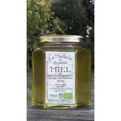 Miel de Rhododendron sauvage des Pyrénées 2024 Bio 500g