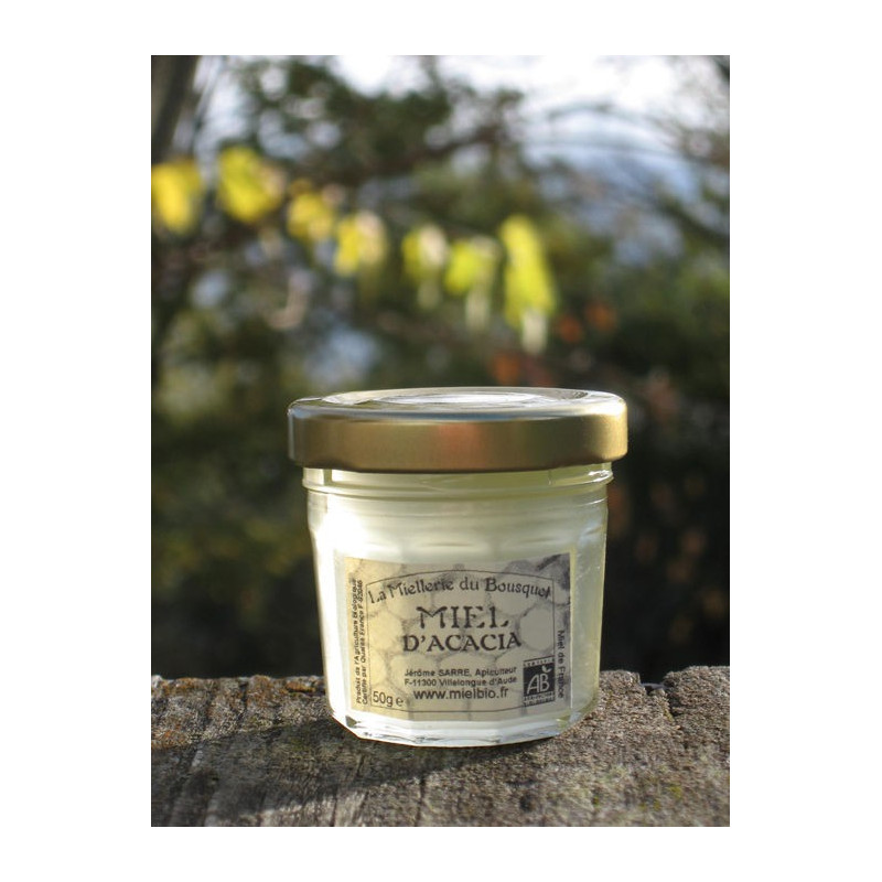 Miel Acacia Bio en pots de 50g Miel Acacia Bio en pots de 50g