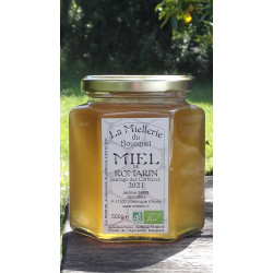 Miel Bio de Romarin sauvage Corbières 2025 pot 500g