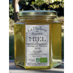 Miel de Rhododendron sauvage des Pyrénées 2025 Bio 500g