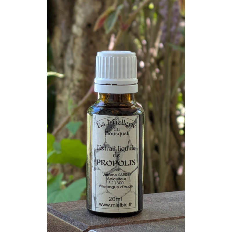 Extrait liquide de Propolis Bio 20 ml