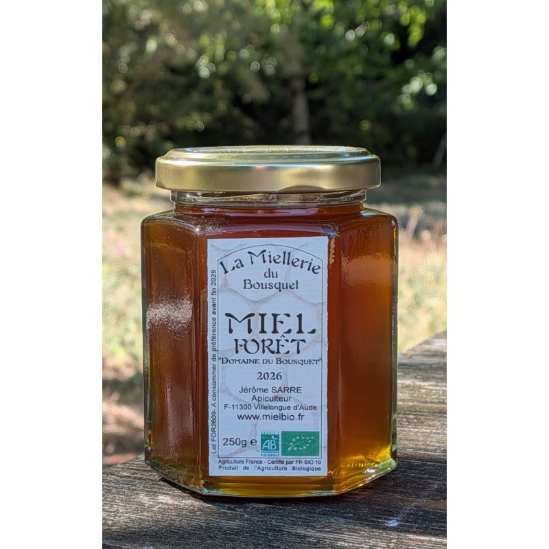 Miel Bio de Forêt "Domaine du Bousquet" 2026