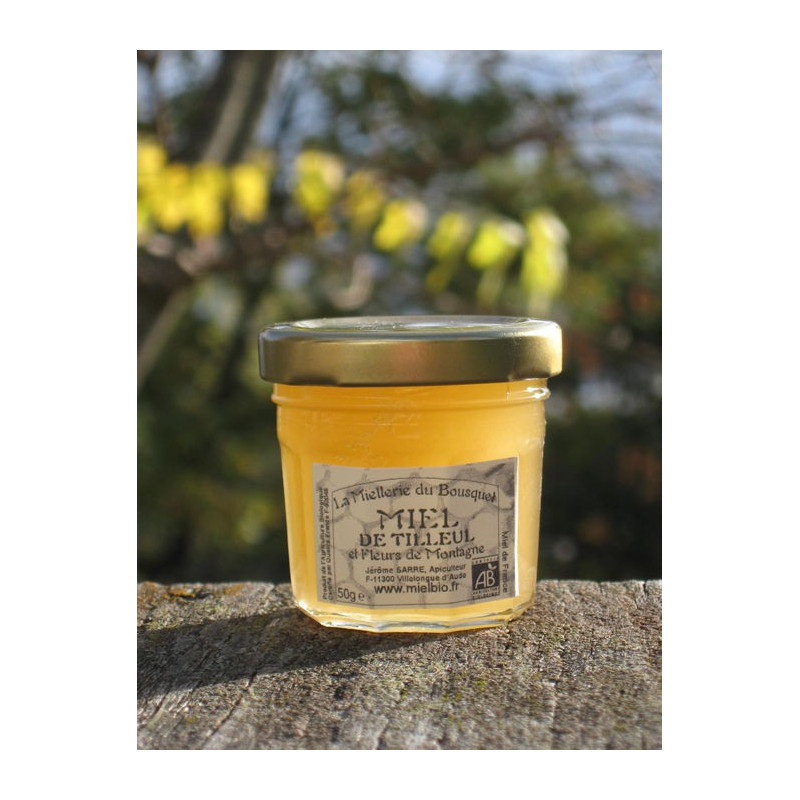 Miel de Tilleul Bio pot 50g Miel de Tilleul Bio pot 50g