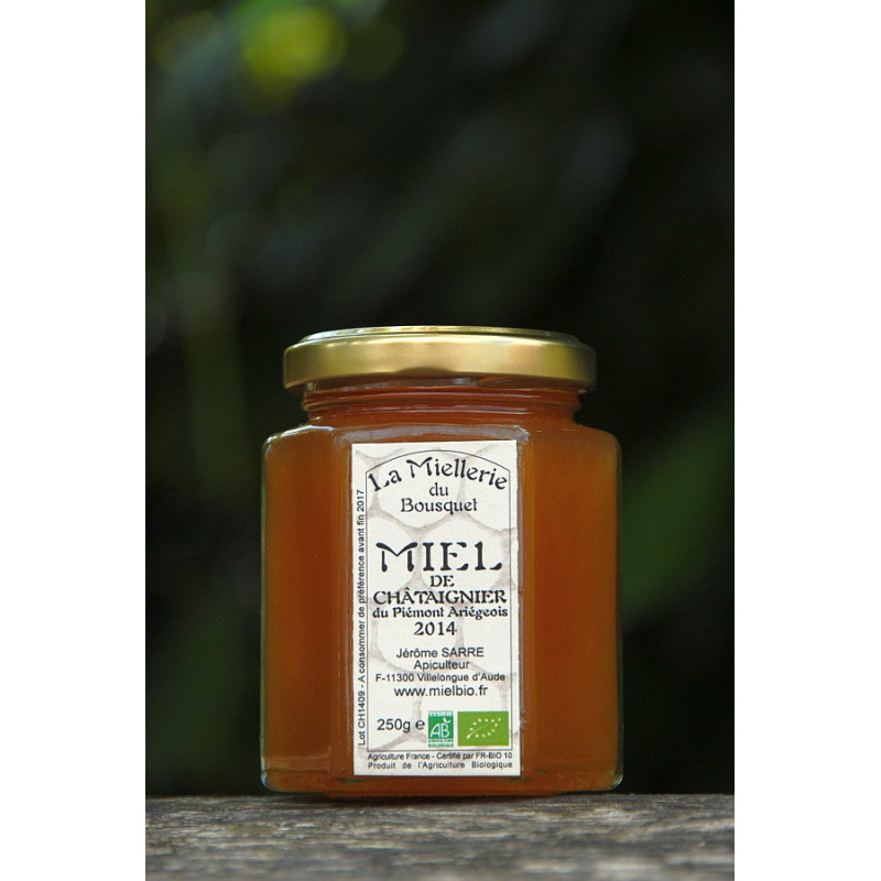 Miel de Châtaignier Bio Ariège 2014 250g Miel de Châtaignier Bio Ariège 2014 250g