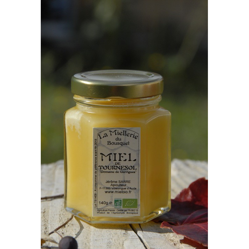 Miel de Tournesol Bio 2014 en pots de 140g Miel de Tournesol Bio 2014 en pots de 140g