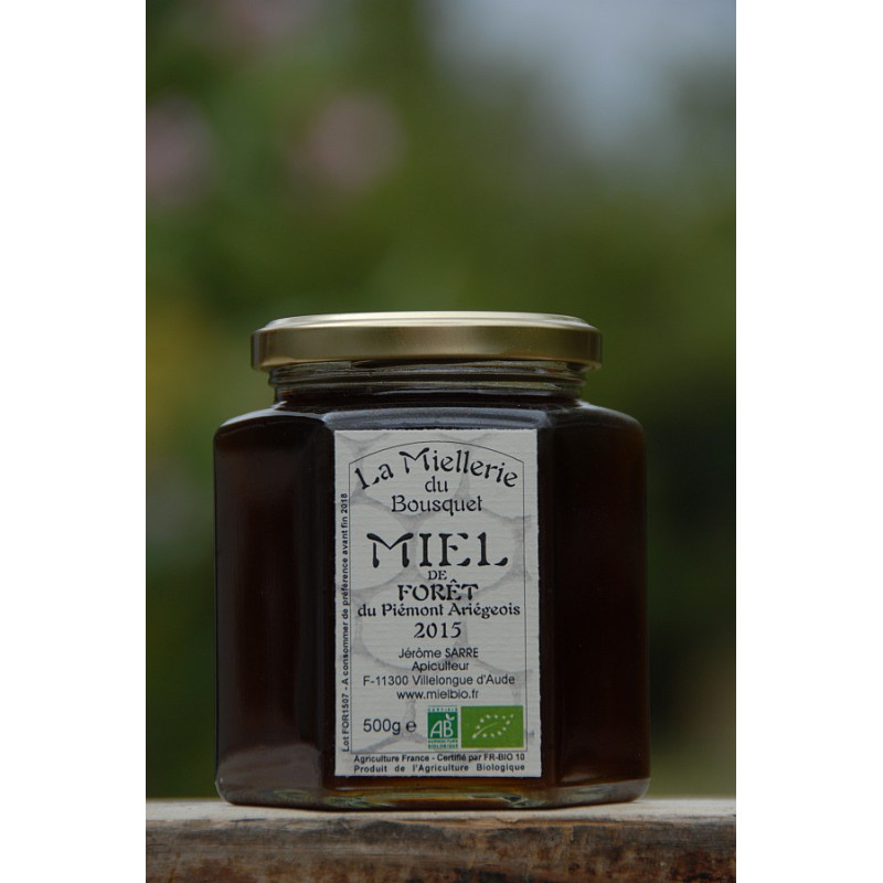 Miel de Forêt Bio Ariège 2015 pot 500 gr Miel de Forêt Bio Ariège 2015 pot 500 gr