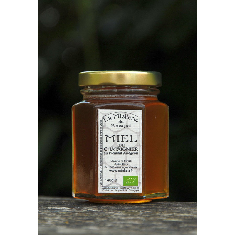 Miel de Châtaignier Bio Ariège 2015 140g Miel de Châtaignier Bio Ariège 2015 140g