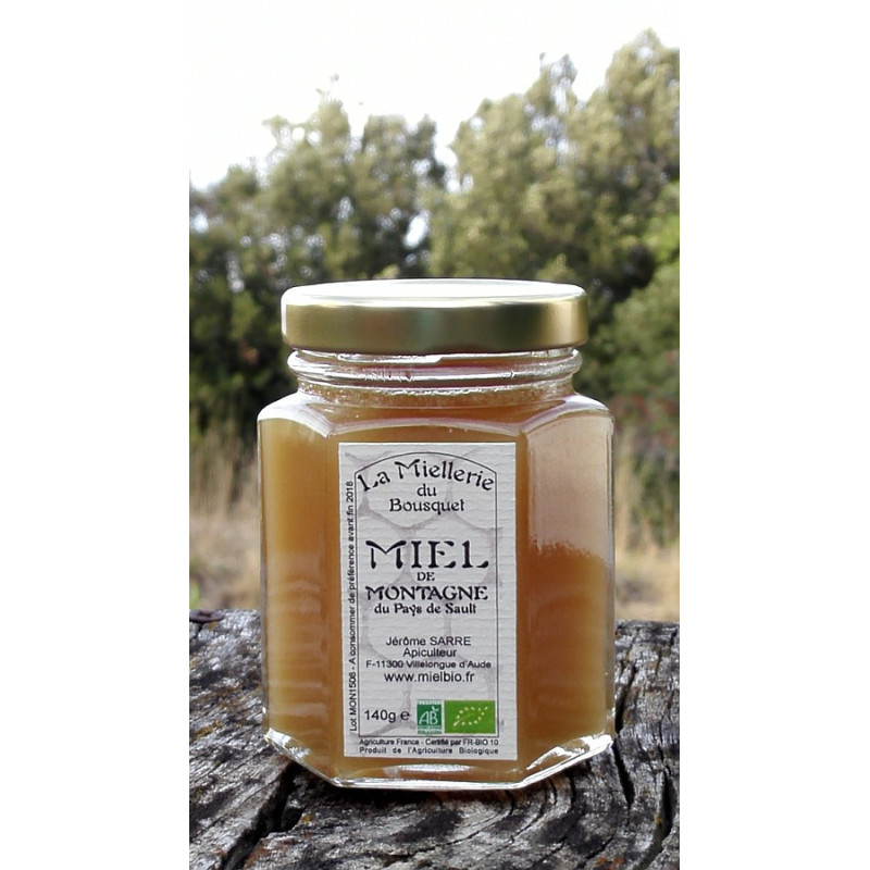 Miel de Montagne Bio 2015 en pot de 140g Miel de Montagne Bio 2015 en pot de 140g