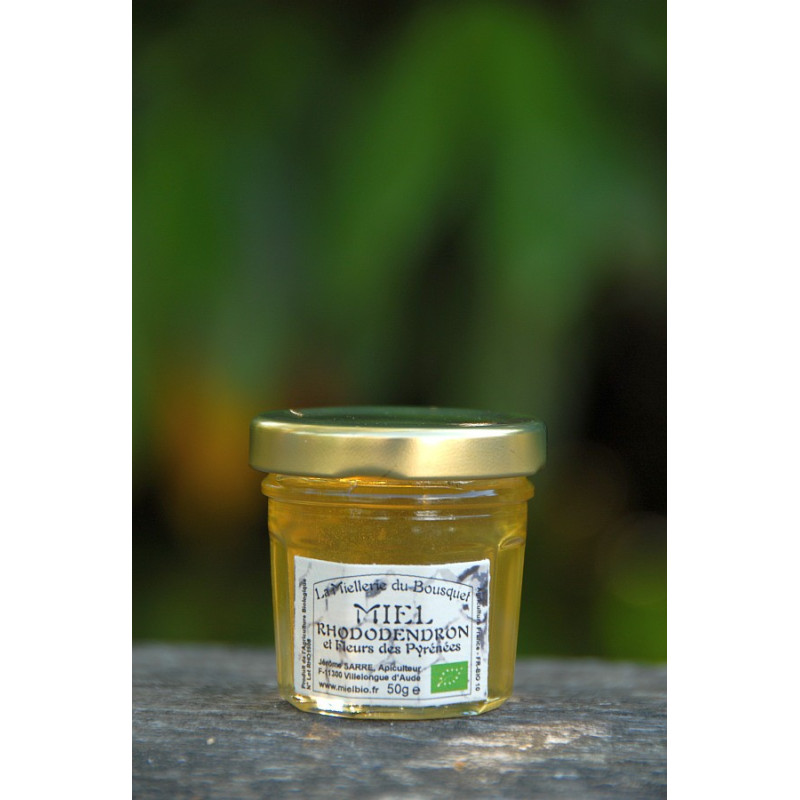 Miel de Rhododendron et Fleurs des Pyrénées 2015 Bio 50g Miel de Rhododendron et Fleurs des Pyrénées 2015 Bio 50g