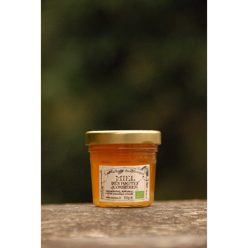 Miel des Hautes Corbières Bio en pot de 50g Miel des Hautes Corbières Bio en pot de 50g
