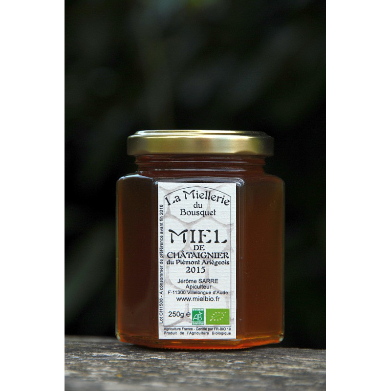 Miel de Châtaignier Bio Ariège 2016 250g Miel de Châtaignier Bio Ariège 2016 250g