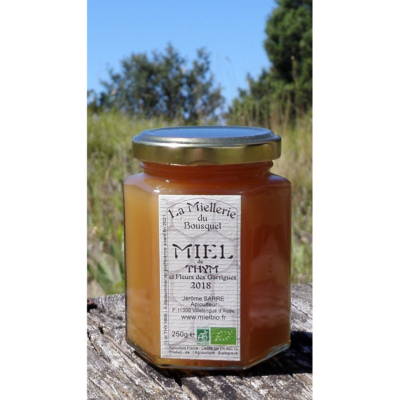 Miel Bio Thym et Fleurs des Garrigues 2018 Miel Bio Thym et Fleurs des Garrigues 2018