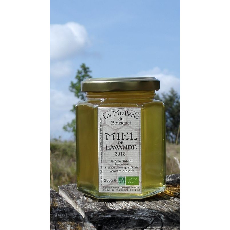 Miel Bio de Lavande 2018 en pot 140g Miel Bio de Lavande 2018 en pot 140g