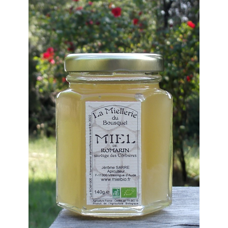 Miel Bio de Romarin sauvage Corbières 2019 photo juillet 2019 Miel Bio de Romarin sauvage Corbières 2019 photo juillet 2019