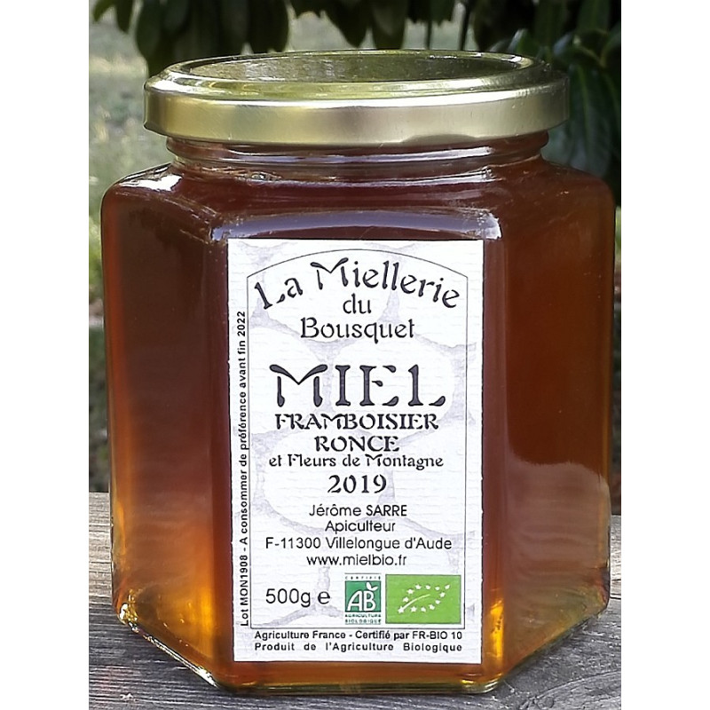 Miel Bio Framboisier Montagne. Aspect à la mise en pot septembre 2019 Miel Bio Framboisier Montagne. Aspect à la mise en pot septembre 2019