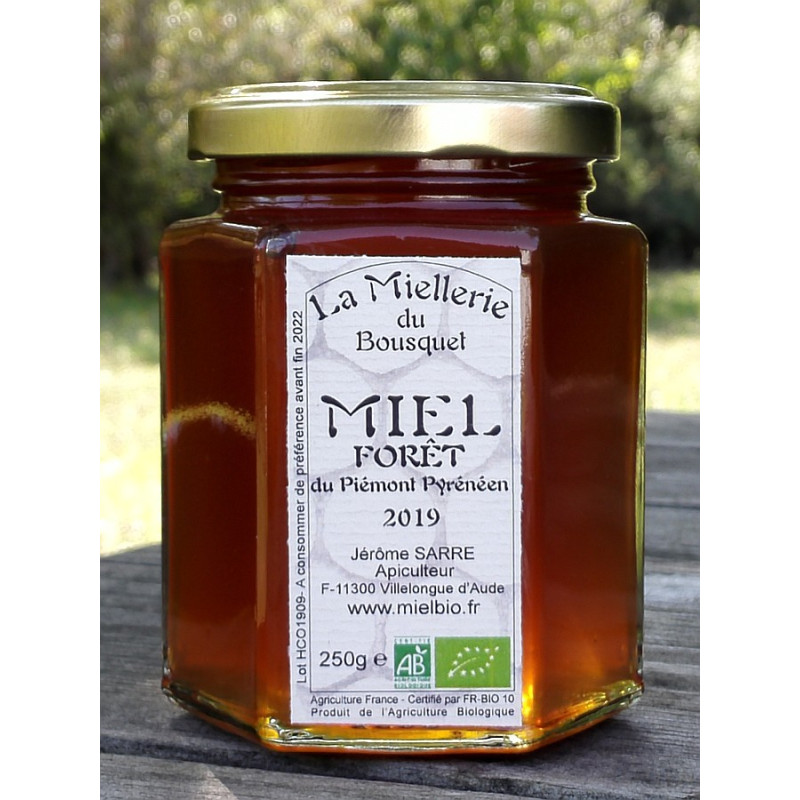 Miel de Forêt 2019, aspect à la mise en pot septembre 2019 Miel de Forêt 2019, aspect à la mise en pot septembre 2019