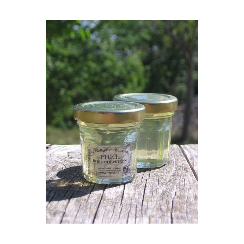Miel de Rhododendron sauvage des Pyrénées Bio 50g Miel de Rhododendron sauvage des Pyrénées Bio 50g