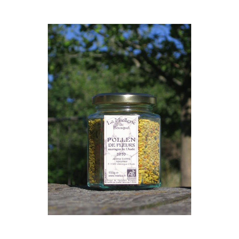 Pollen Bio de fleurs sauvages 2017 100g Pollen Bio de fleurs sauvages 2017 100g
